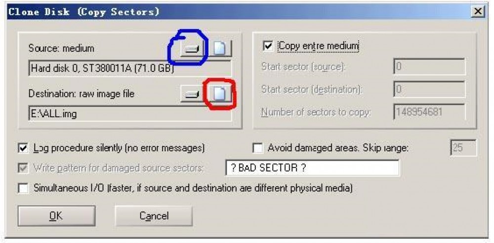 RAID损坏后如何对物理硬盘做完整镜像（图片较多）