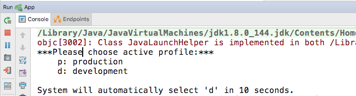 为基于spring-boot的应用添加根据运行时操作系统环境来提示用户选择active profile的功能