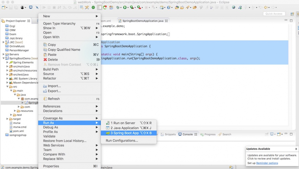Spring Boot入门及整合mybatis