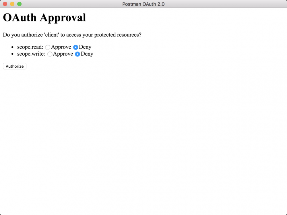 使用Spring Security OAuth 实现OAuth 2.0 授权