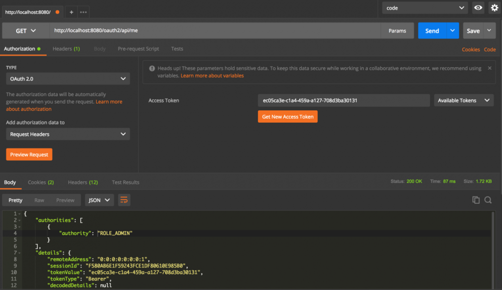 使用Spring Security OAuth 实现OAuth 2.0 授权