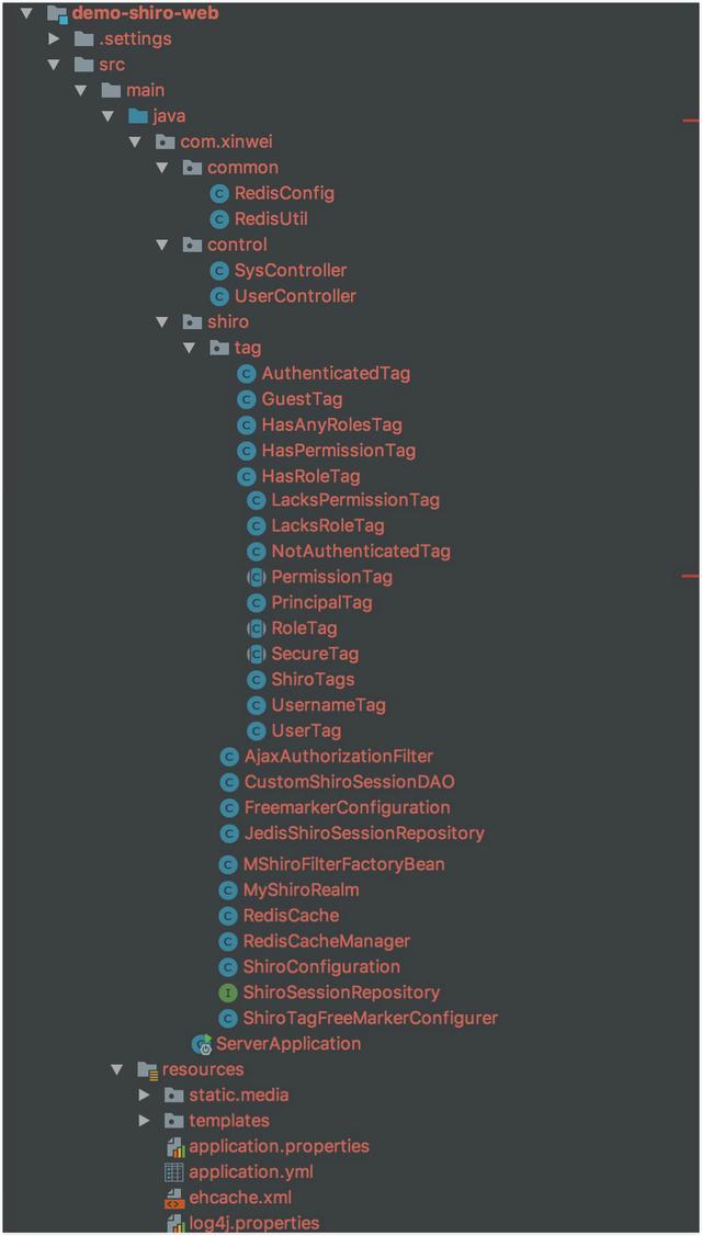 Shiro整合springboot，freemaker，redis（含权限系统完整源码）