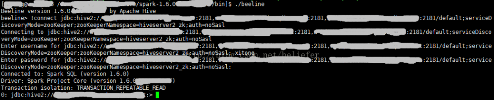 Spark1.6.0功能扩展——为HiveThriftServer2增加HA