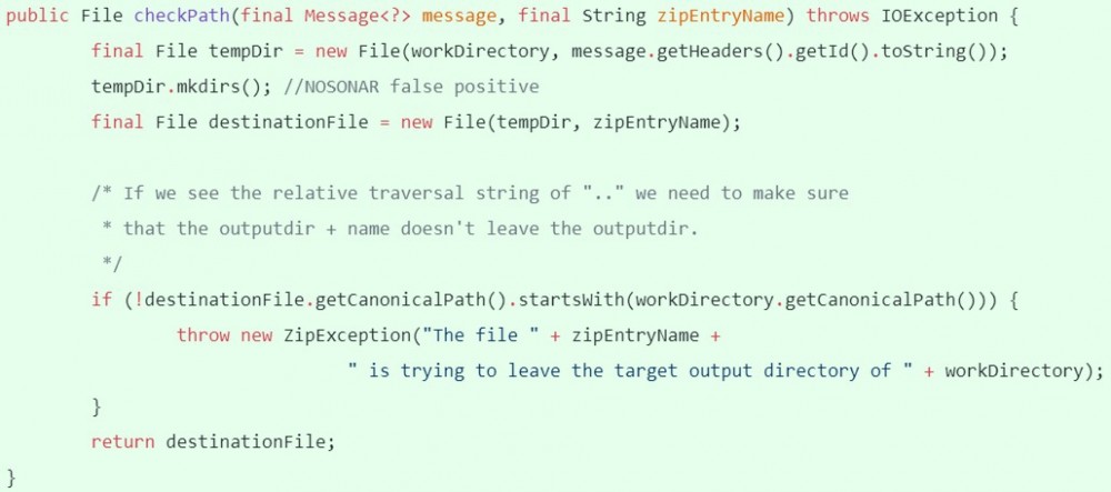 spring-integration-zip-unsafe-unzip分析