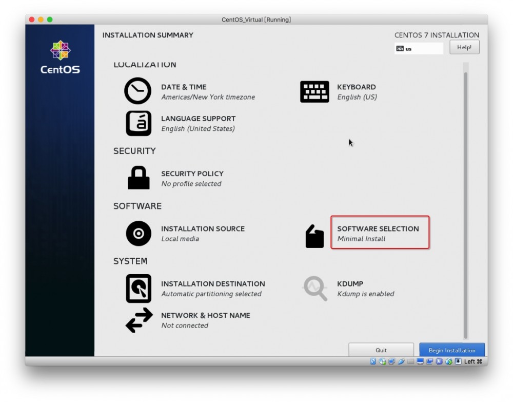 Mac搭建虚拟CentOS服务器环境