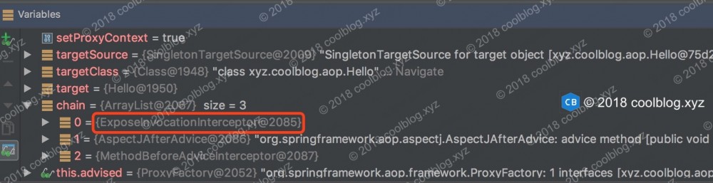 Spring AOP 源码分析 - 拦截器链的执行过程