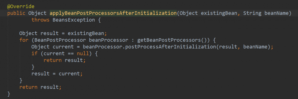 BeanPostProcessor —— 连接Spring IOC和AOP的桥梁
