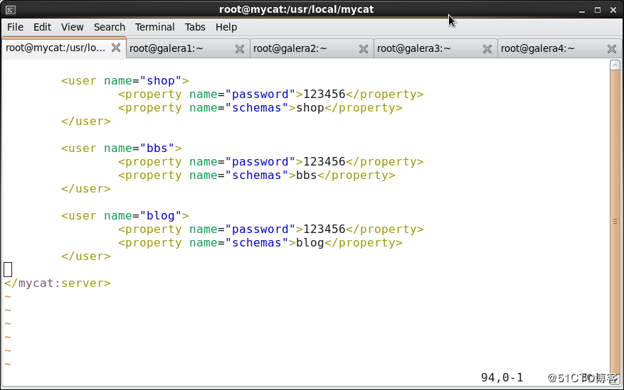 mysql读写分离实现 jdk+mycat环境部署