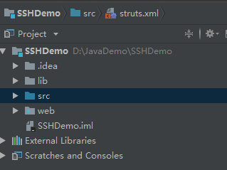 [Java web]Spring+Struts2+Hibernate整合过程