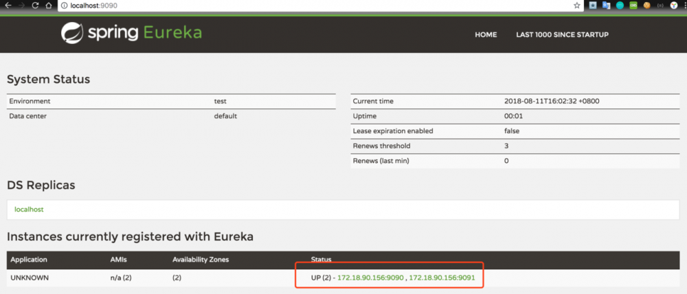 Spring Cloud 系列（二）Eureka 高可用注册中心