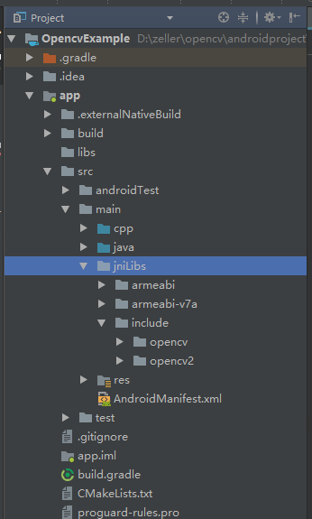 android opencv JNI开发环境搭建