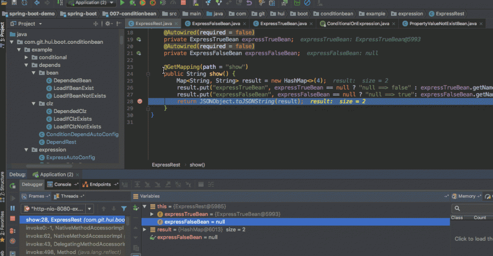 SpringBoot基础篇Bean之条件注入之注解使用