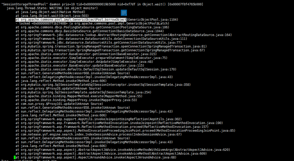 利用jstack定位典型性能问题实例