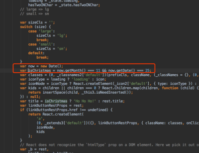 Ant Design圣诞节彩蛋变大锅！
