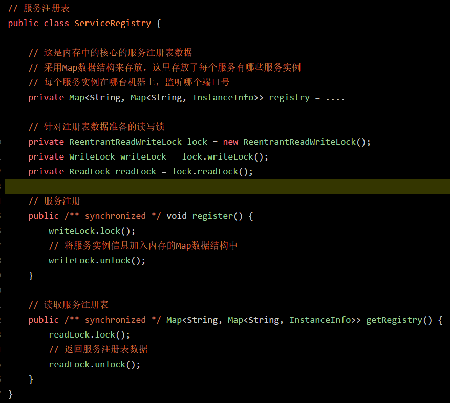 大白话聊聊Java并发面试问题之微服务注册中心的读写锁优化【石杉的架构笔记】