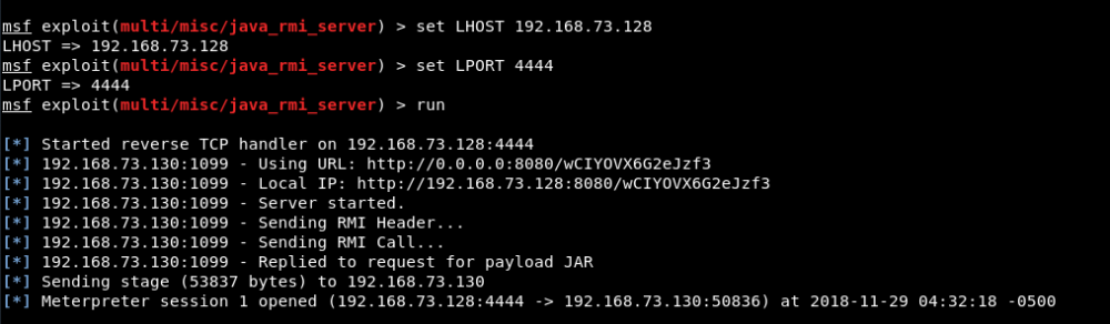 Java RMI漏洞利用