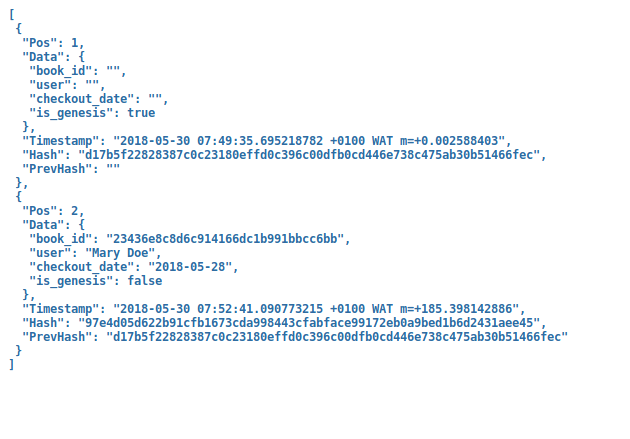 用Go构建一个简单的区块链