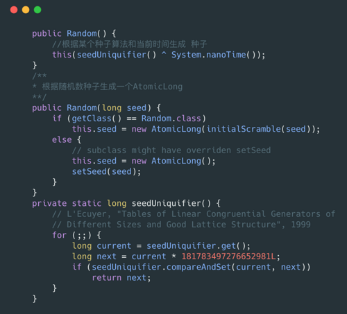 Java 随机数探秘