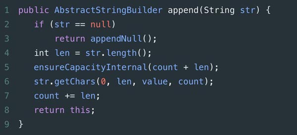 为什么阿里巴巴不建议在for循环中使用"+"进行字符串拼接?