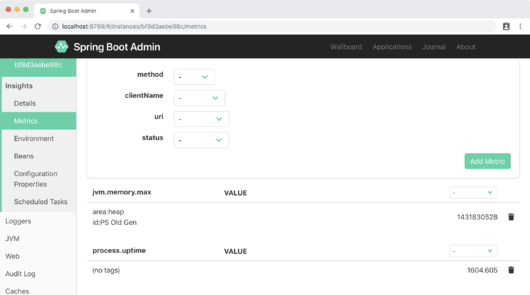 SpringBoot admin 2.0 详解