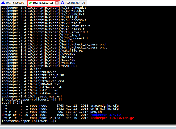『互联网架构』软件架构-zookeeper集群部署与快速入门（32）