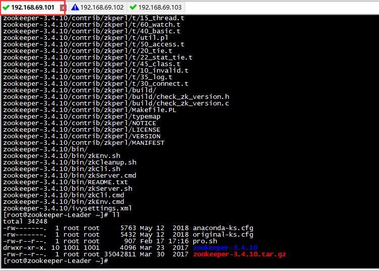 『互联网架构』软件架构-zookeeper集群部署与快速入门（32）