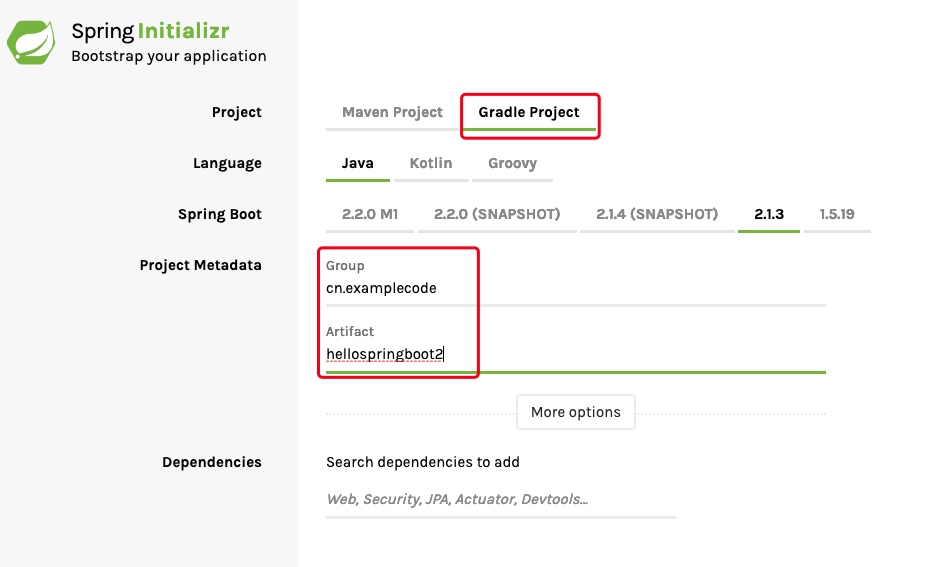 Spring Boot 2 - 两种方式从头创建新工程