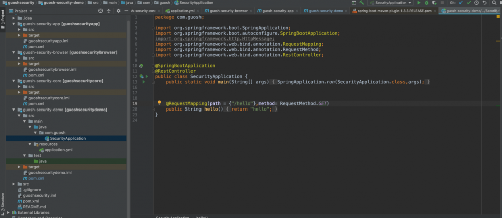 Spring Security项目构建(一)