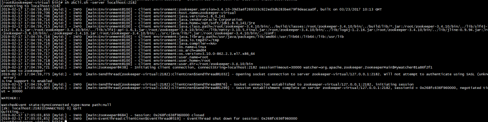 『互联网架构』软件架构-zookeeper集群部署与快速入门（32）