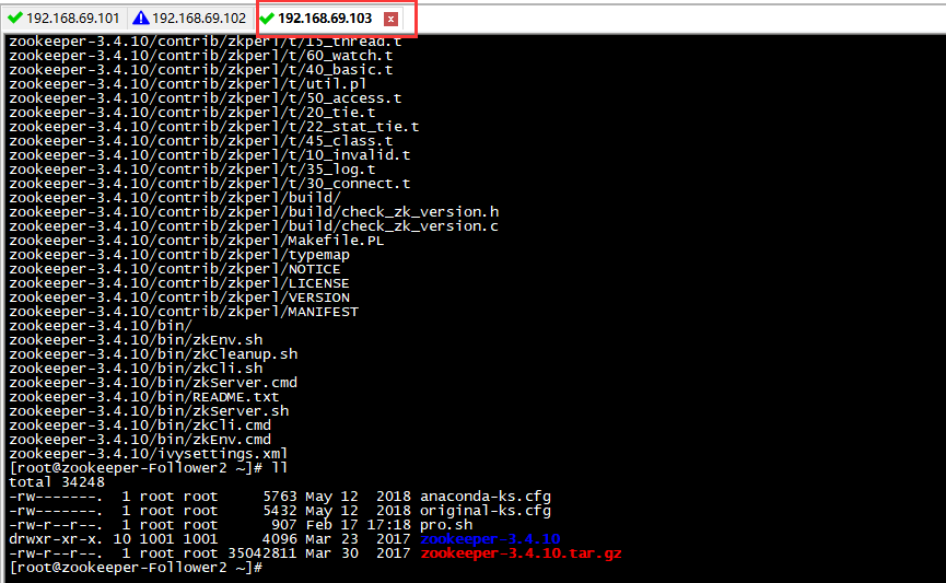 『互联网架构』软件架构-zookeeper集群部署与快速入门（32）