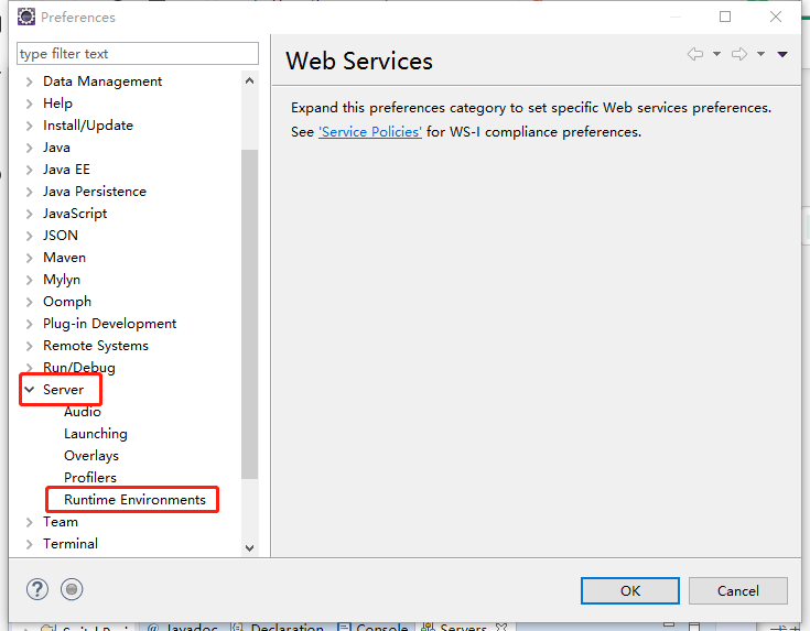 Eclipse配置Tomcat8.5（显示Servers设置）