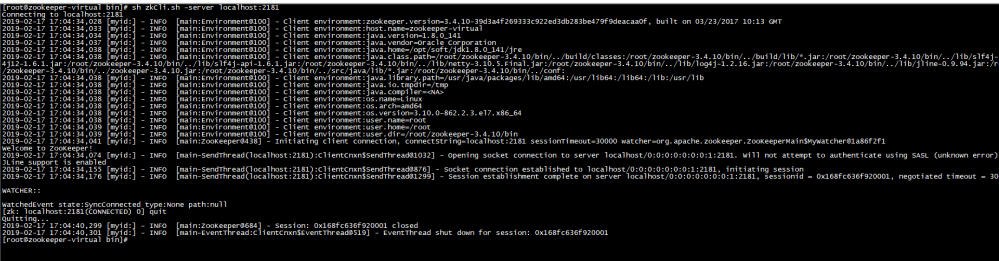 『互联网架构』软件架构-zookeeper集群部署与快速入门（32）