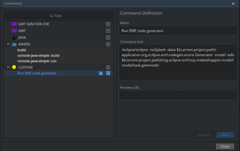 在che中增加EMF支持 - Day2：生成代码