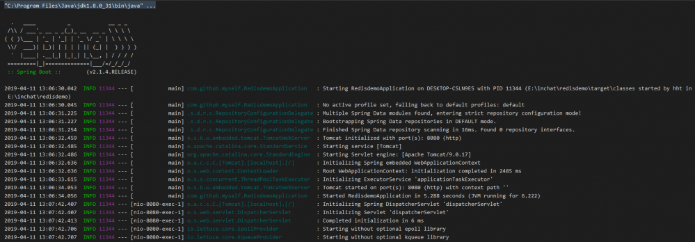 SpringBoot+Redis的入门教程