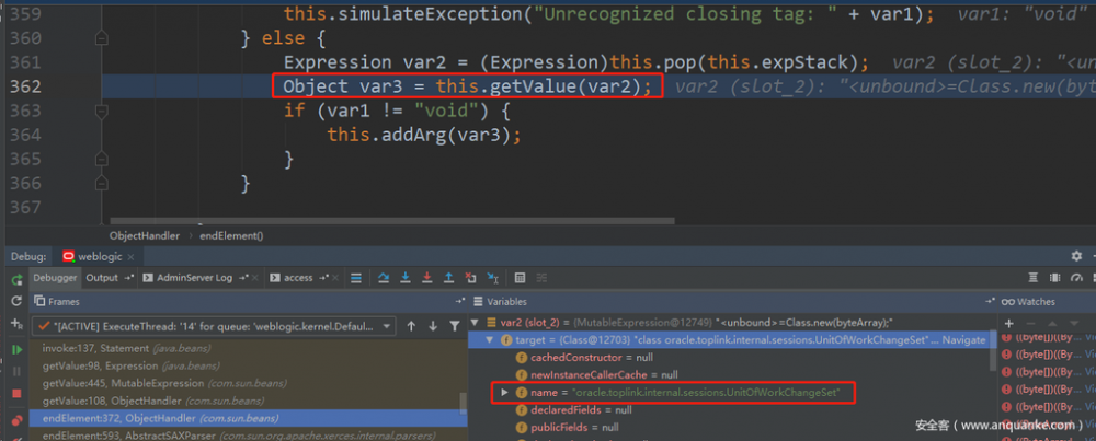 Weblogic反序列化远程代码执行漏洞（CVE-2019-2725）分析报告