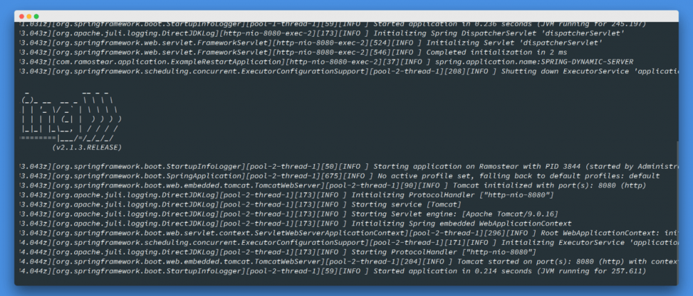 如何在生产环境中通过Restful API的方式请求重启Spring Boot应用？