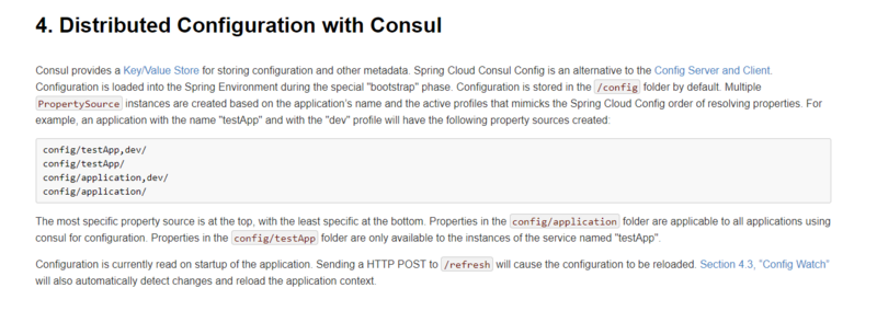spring cloud consul config小demo遇到的问题