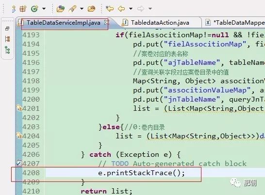 e.printStackTrace()不是打印吗，还能锁死？
