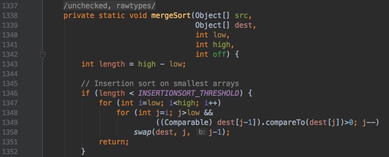 程序兵法： Java 源码的插入排序算法 （二）