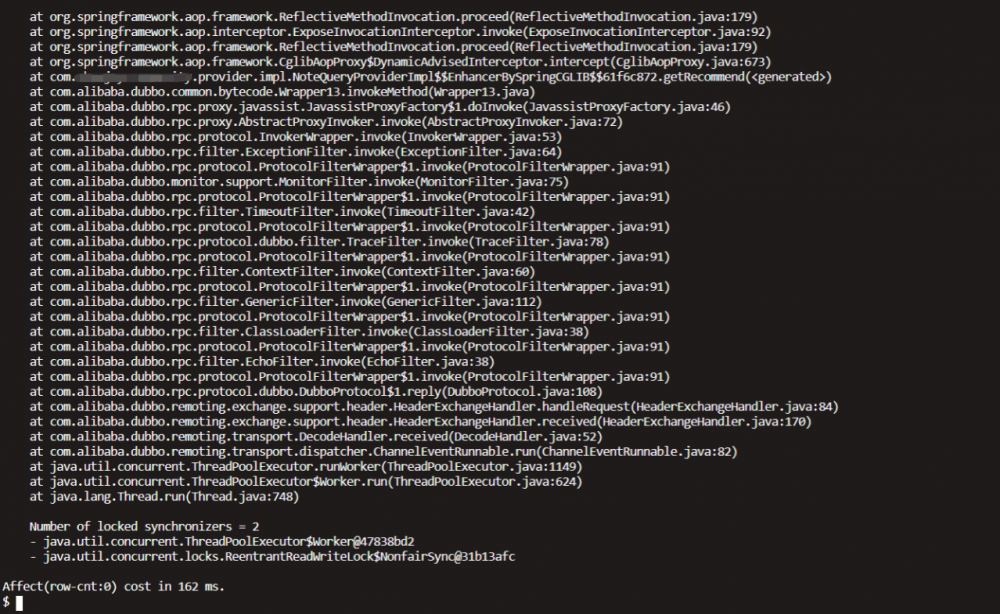 Arthas线上实战：Dubbo线程池耗尽故障排查