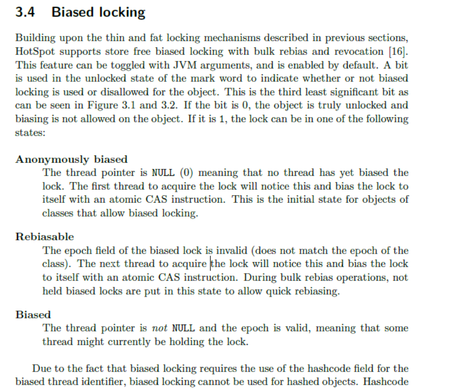 Week 1 - Java 多线程 - 锁优化（轻量级锁、偏向锁原理及锁的状态流转）