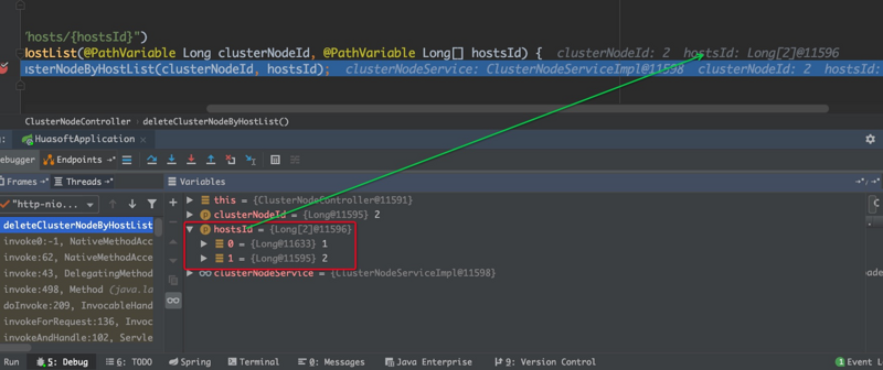 SpringMVC中使用@PathVariable绑定路由中的数组