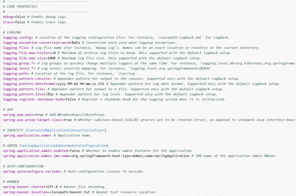 Spring Boot--yml/properties配置文件以及部分源码