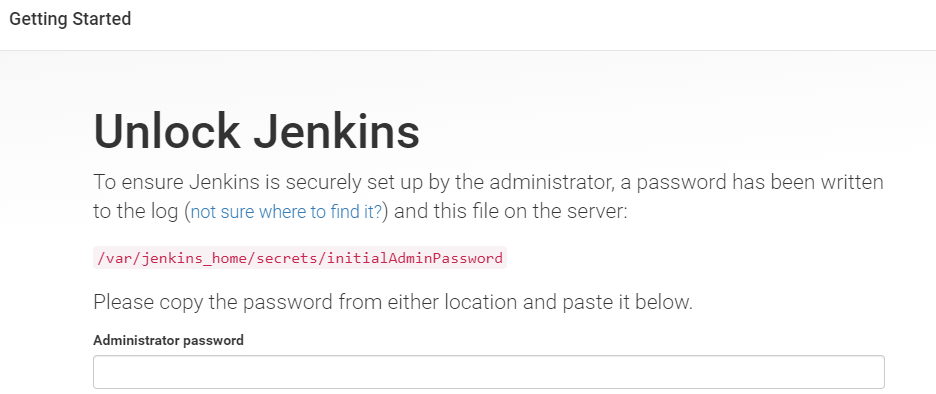 使用docker安装jenkins