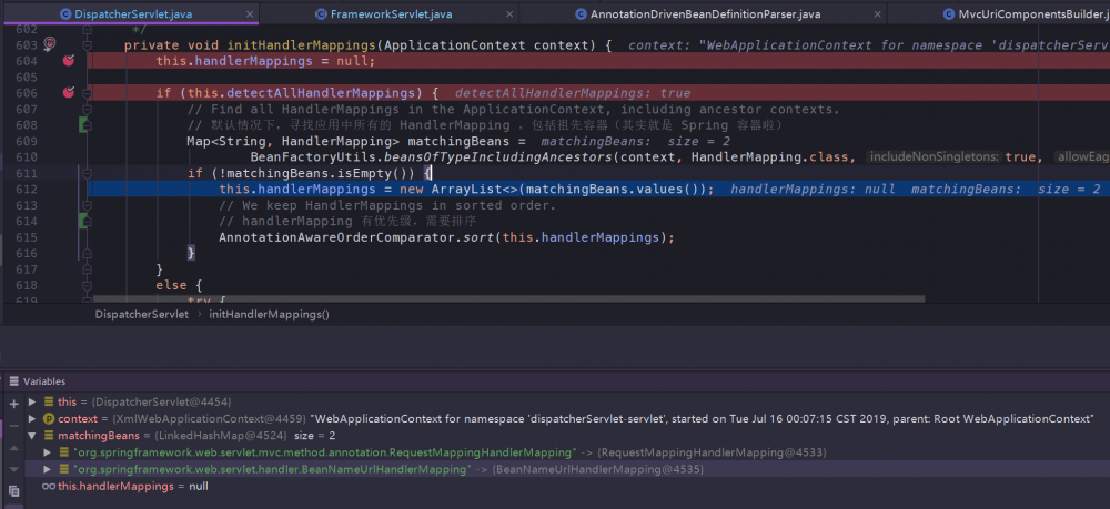 Spring 源码学习(十) Spring mvc