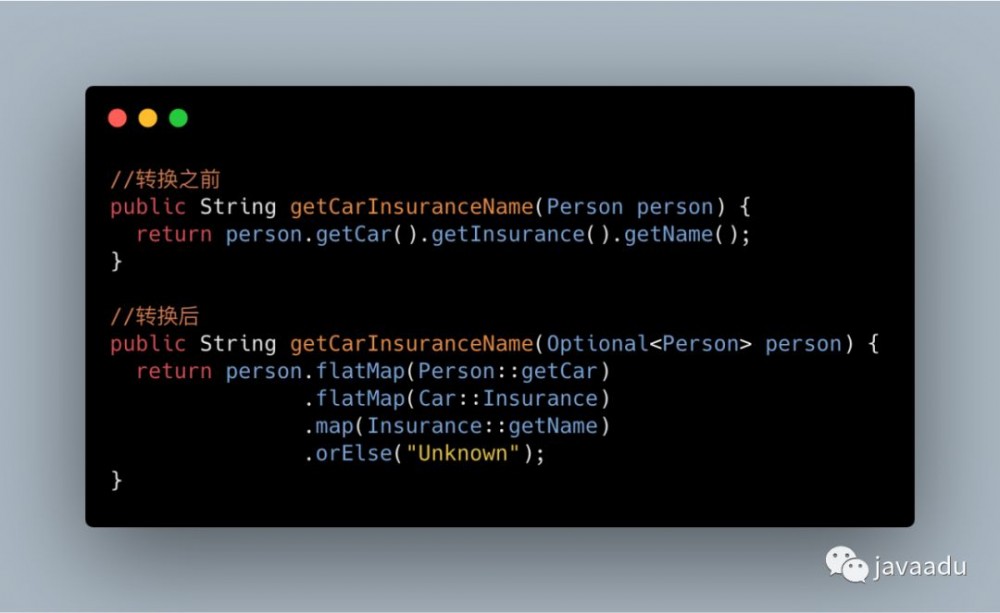 使用Optional摆脱NPE的折磨