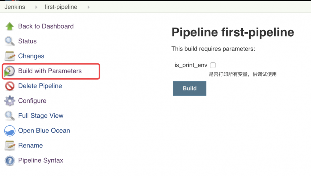 Jenkins2 学习系列11 -- 参数化构建