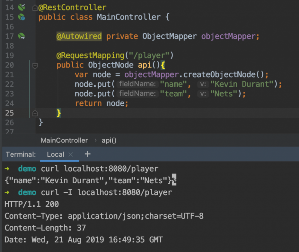 Spring Boot教程(12) – 编写JSON API