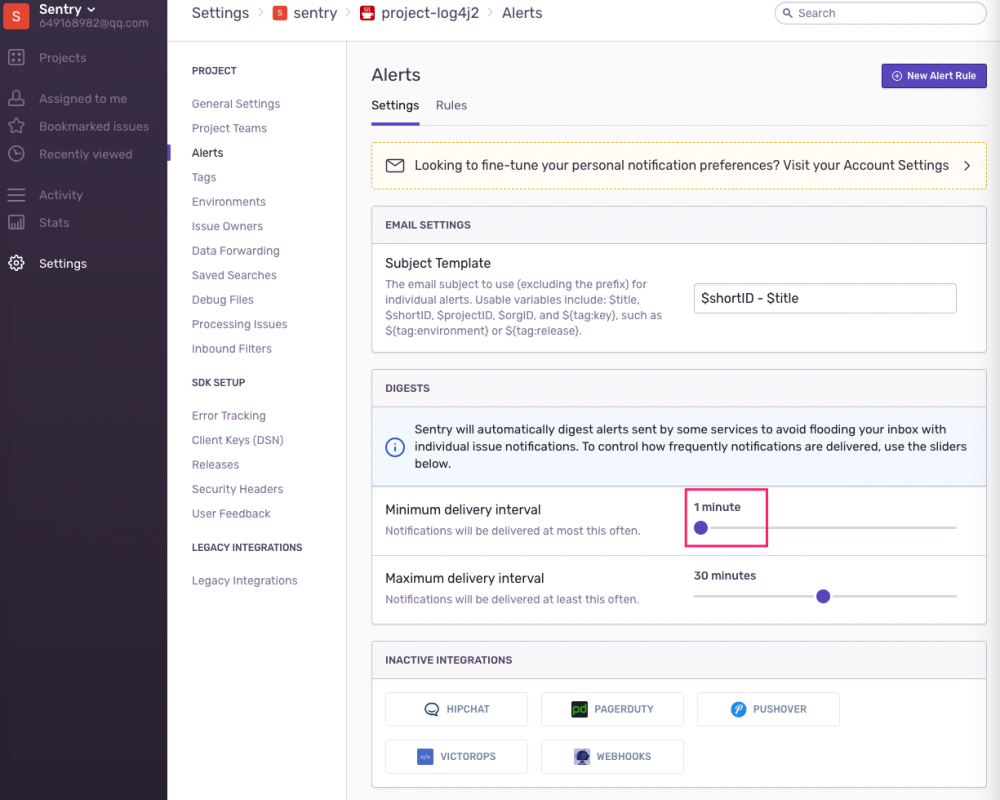 Spring Boot 实战 —— 通过 Sentry 收集 Log4j2 异常日志记录
